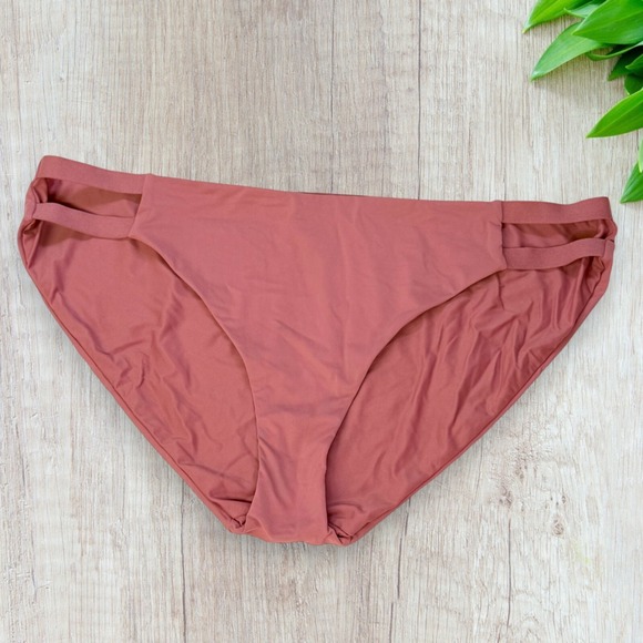 CALIA by Carrie Underwood Other - Calia Womens Double Side Elastic Bands Bikini Swim Bottoms - Size XL - Mesa Rose